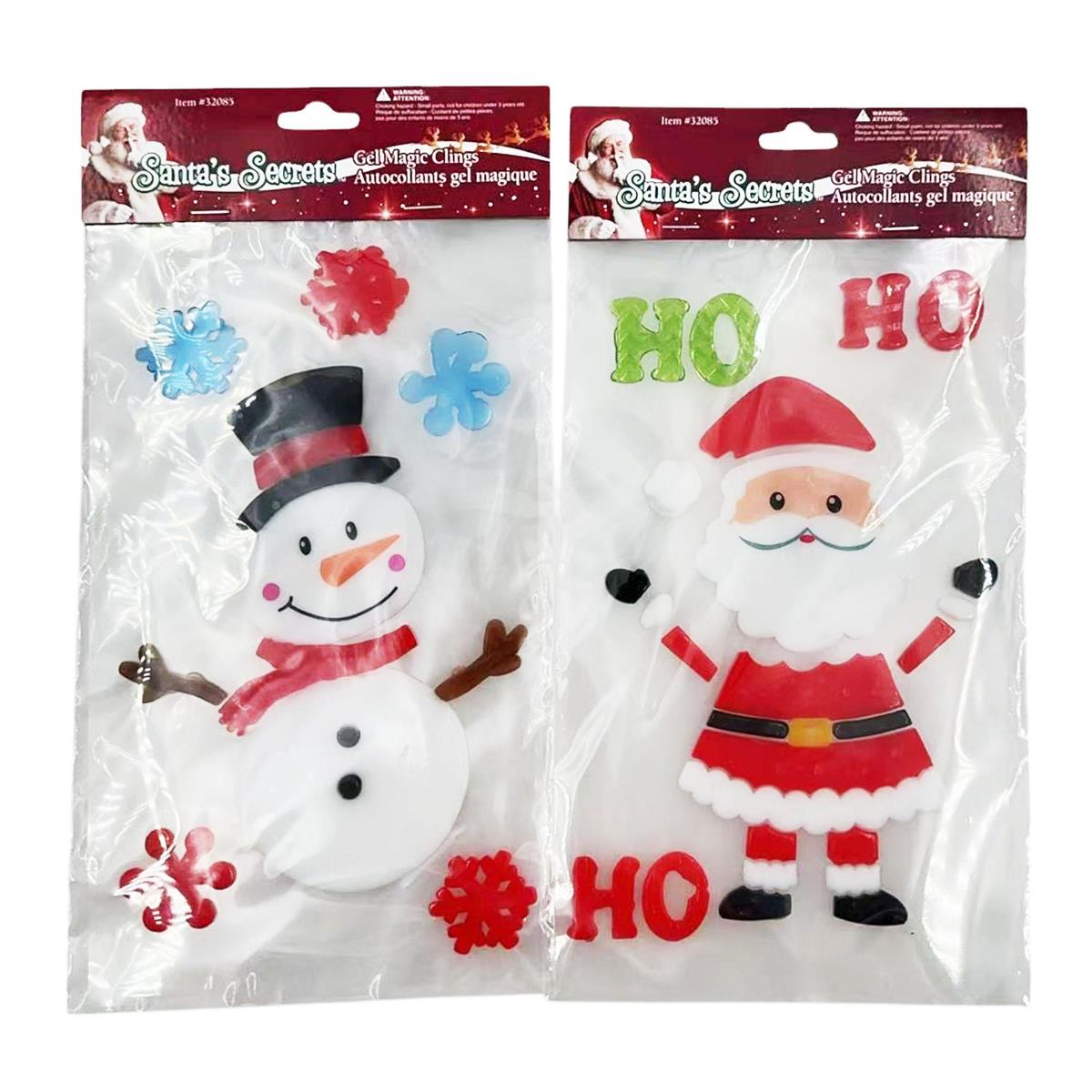 S.Secrets Xmas Gel Magic Clings, 2 Styles, header card