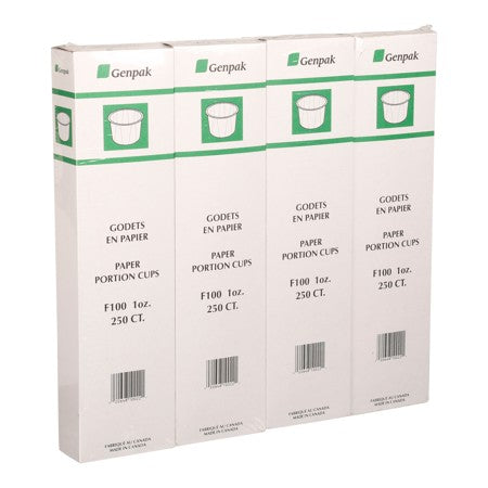 1OZ PAPER PORTION CUPS 4 x 250 1000/PK (1115616)