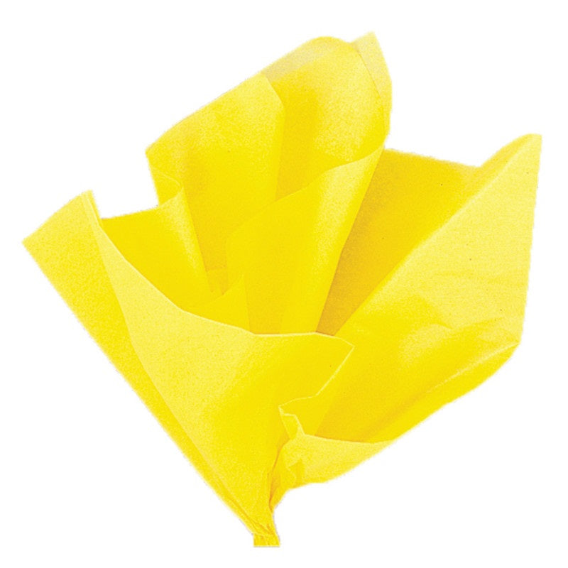Yellow Tissue Sheets  10ct