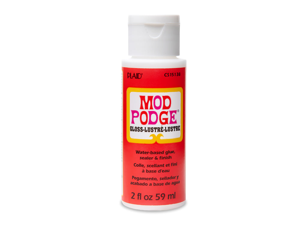 Mod Podge: 2oz All-In-One Glue/Sealer/Finish Non-Toxic A) Gloss