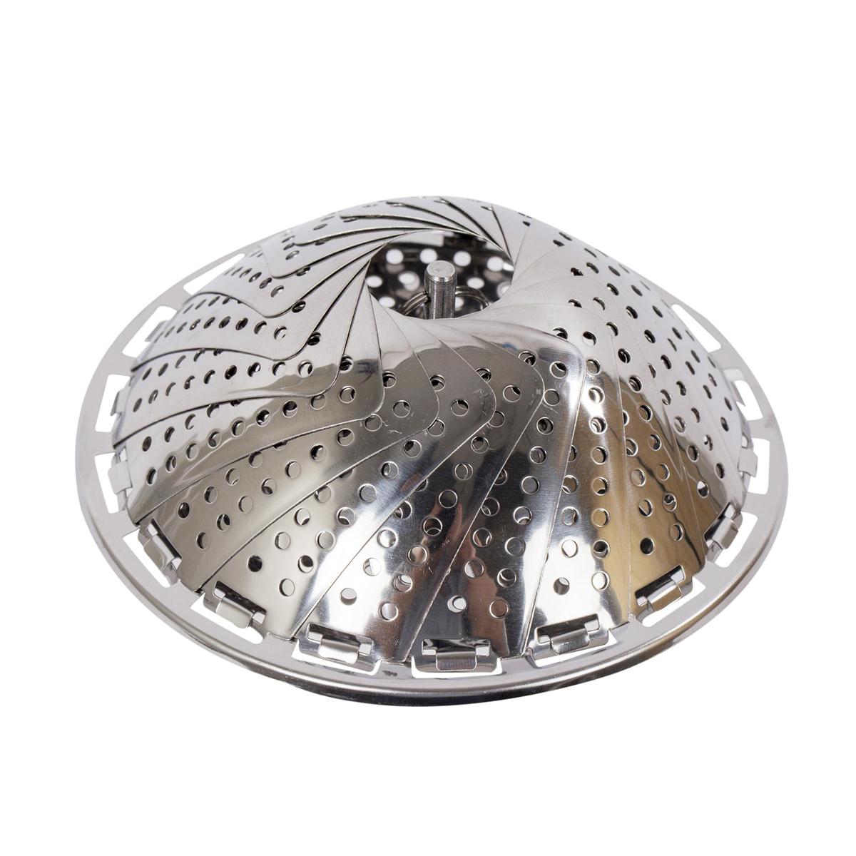 L.Gourmet 9" S/S Steamer Basket, b/c (CS)