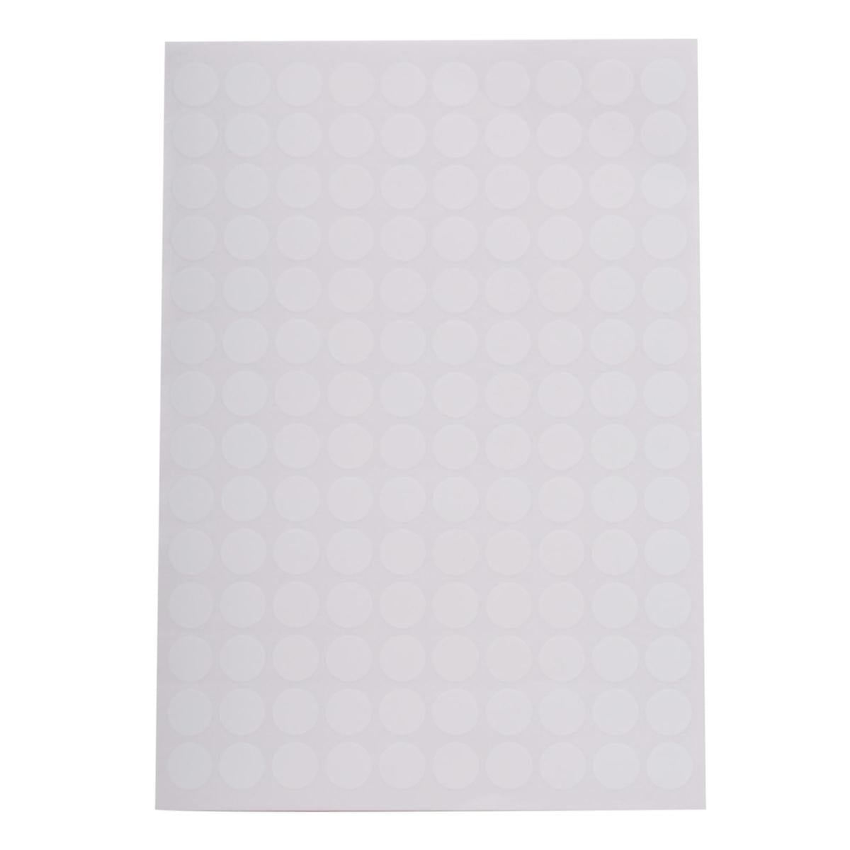 O.WKs. Round Label, 840pcs, 13mm dia, PBH