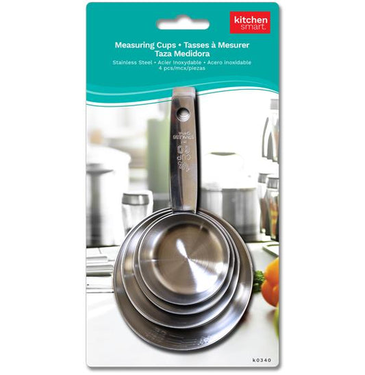 MEASURING CUPS - 4, S/S