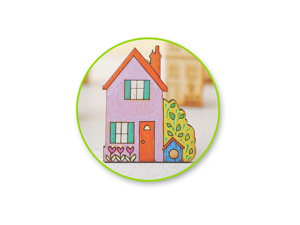 Krafty Kids: Lil' Artist Paint Pots x18 Washable Asst (18x6ml) w/Brush