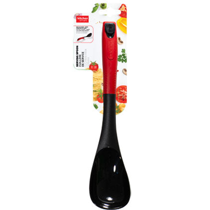 SERVING SPOON-RED/BLACK