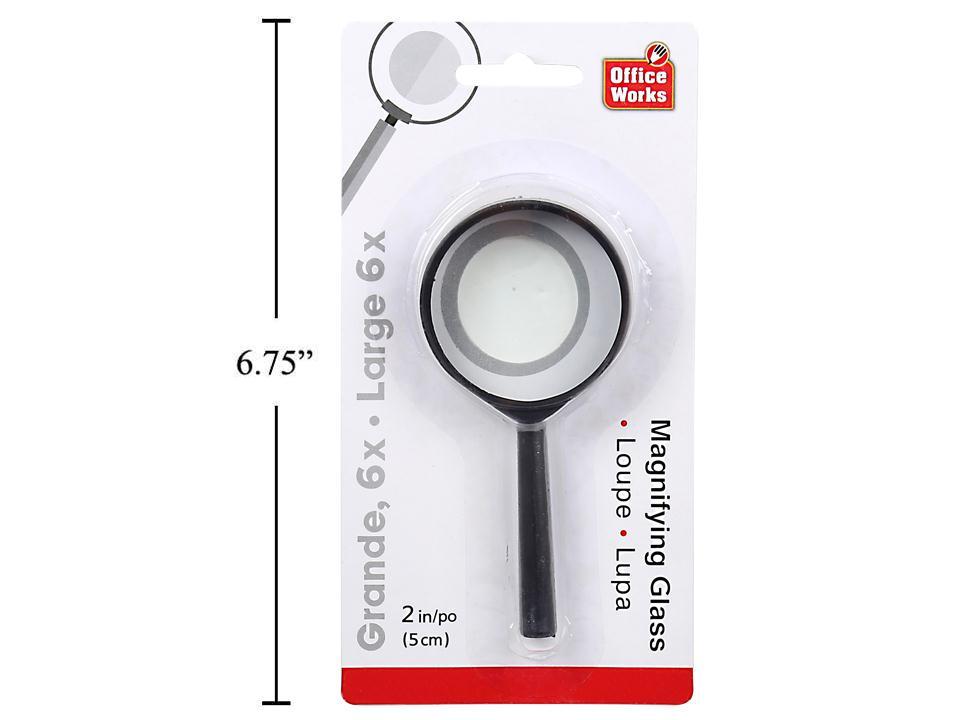 O.WKs. 50mm Magnifying Glass with Glass Lens, b/c