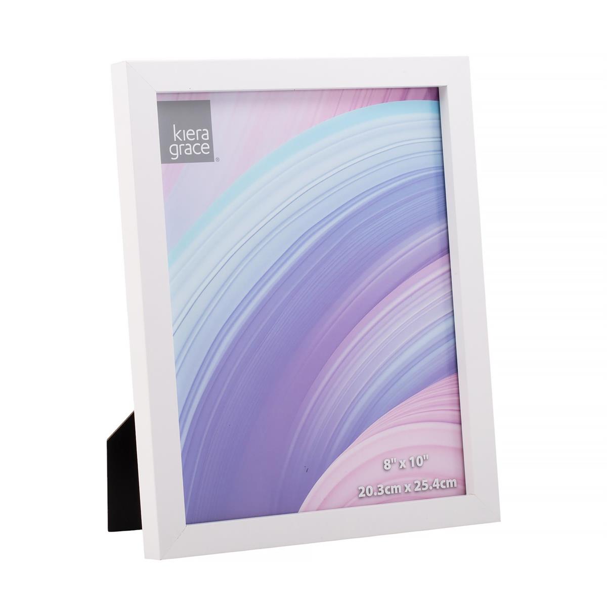 KG Contempo 8X10" Wood Frame WHITE  ( LD S2 )