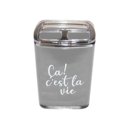 CCLV-TOOTHBRUSH HOLDER-GREY