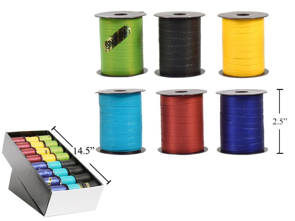 Paper T. 33ft Curling Ribbon Matte Vivid, 6col, 48/dsp