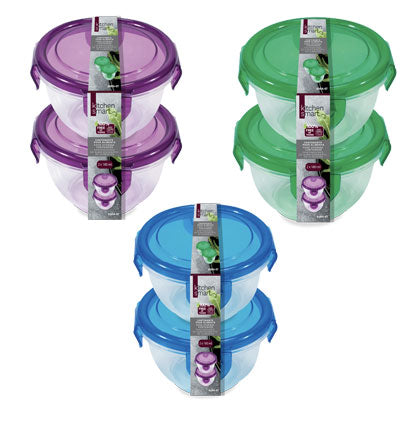 FOOD CONTAINERS-2PK-ROUND-0.18L 9.4*9.4*5.4(CM)