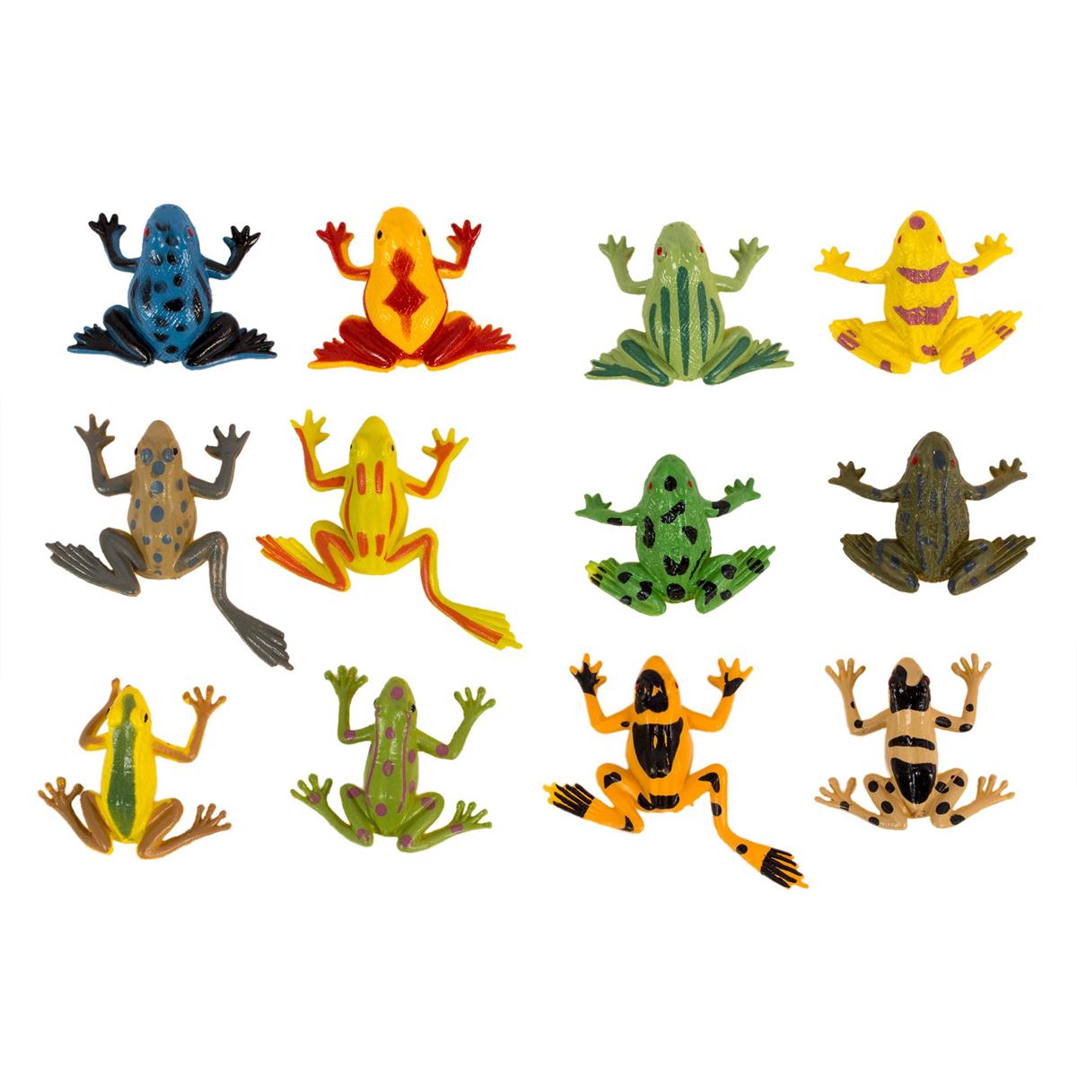 Nature's Critters,6-pc, Frog PVC bag, 2/s, header card