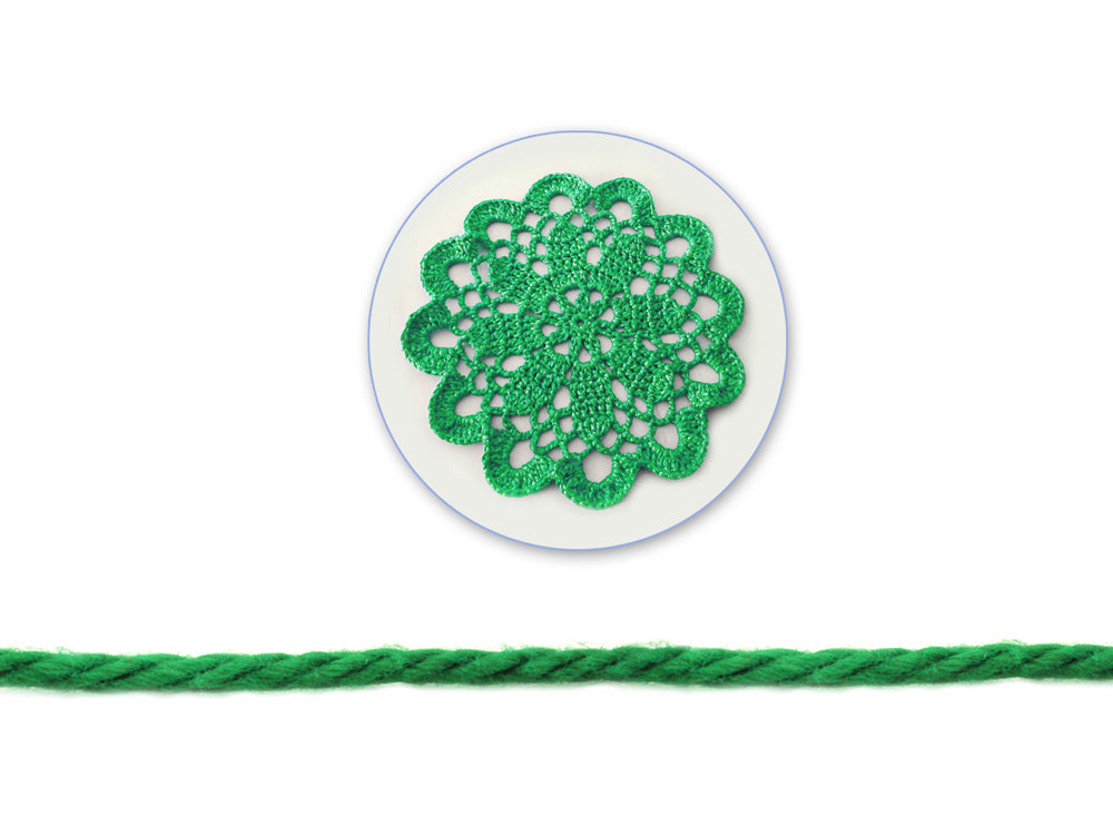 Needlecrafters: 50g Acrylic Yarn Standard Ball Dyed C) Emerald Green