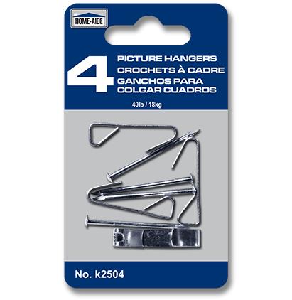 PICTURE HANGERS - 4, 40 LB
