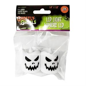 G.Ghouls 2pk 1.4" Ghost LED Lights , pbh