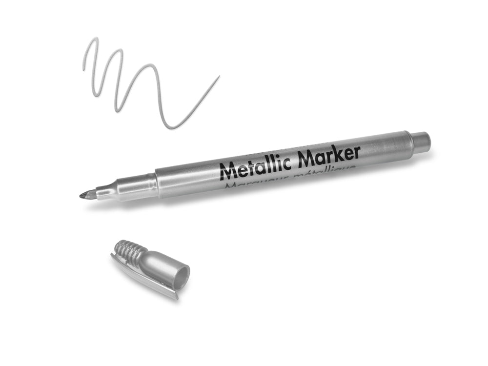 Metallic Marker: 1.2mm Fine Point B) Silver
