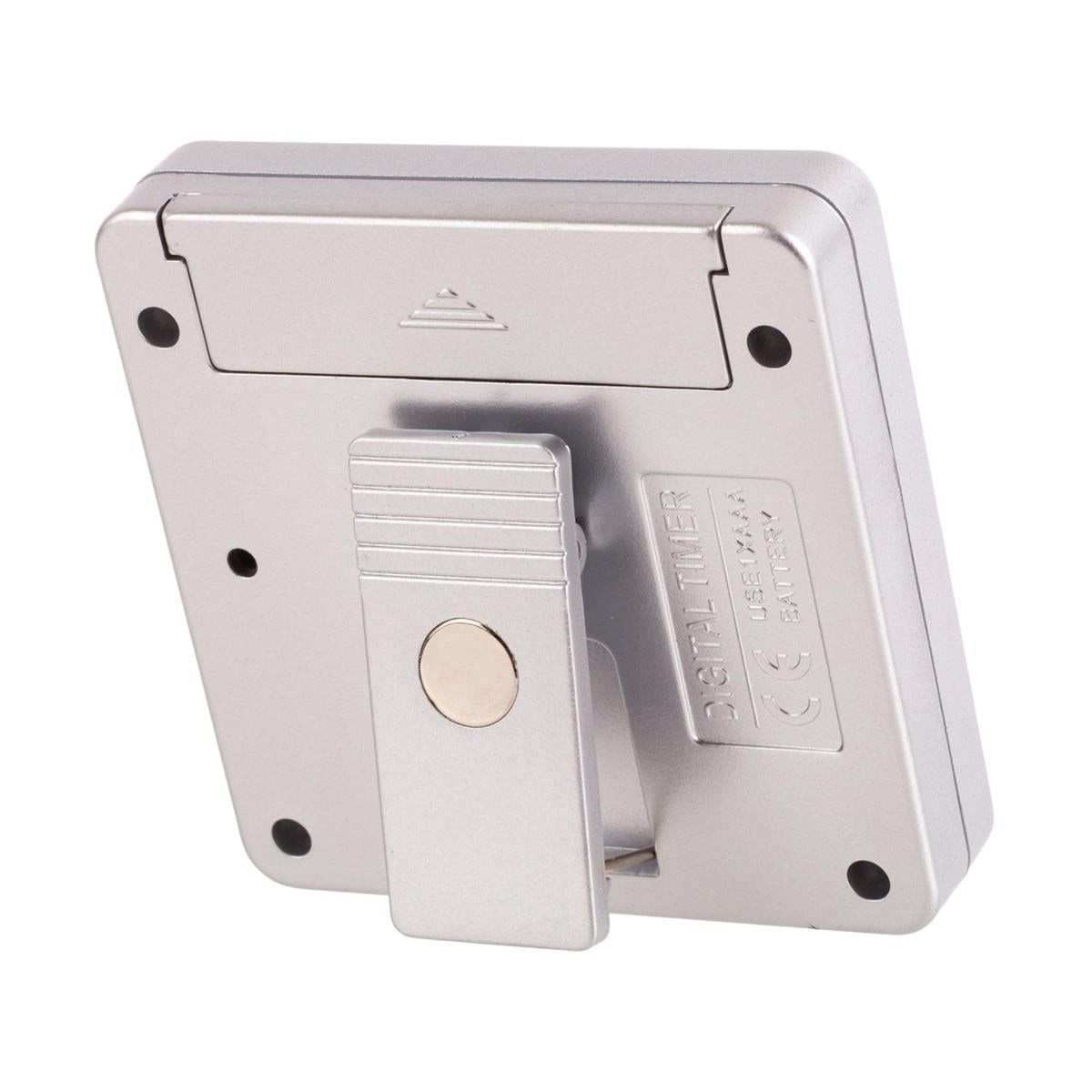 L.Gourmet Digital Kitchen Timer w/ Magnet & Clip, b/c (CP)