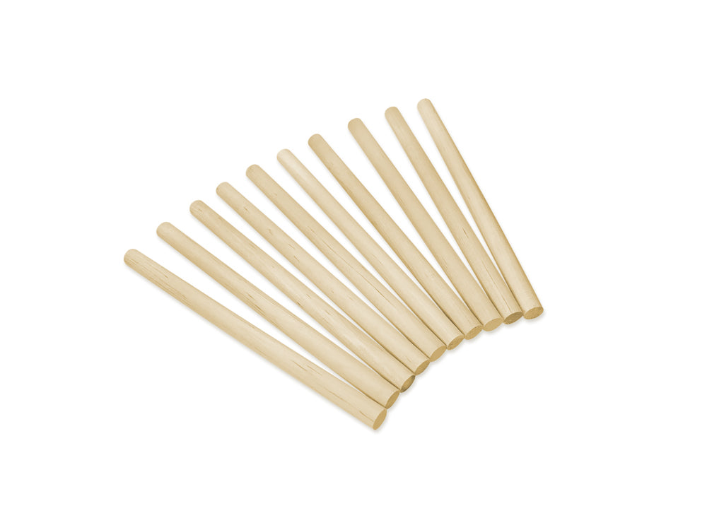 Craftwood: 3/8" (0.95mm) x 6" Natural Bamboo Dowel 10/pk
