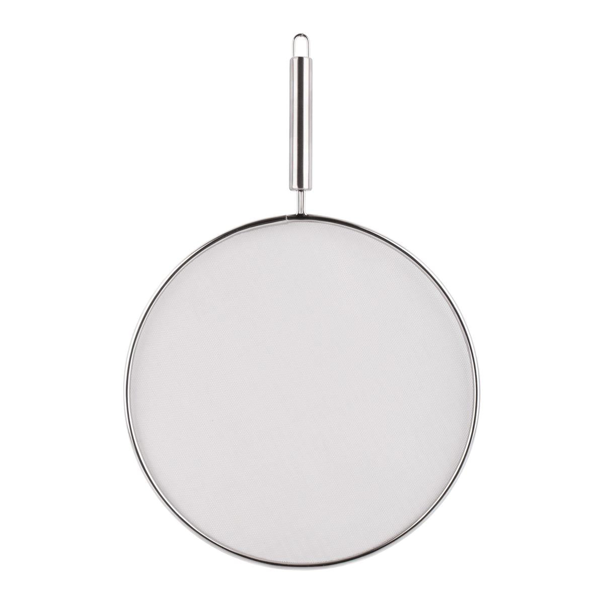 L.Gourmet 11"Dia. Splatter Screen, Stainless Steel, tie on card