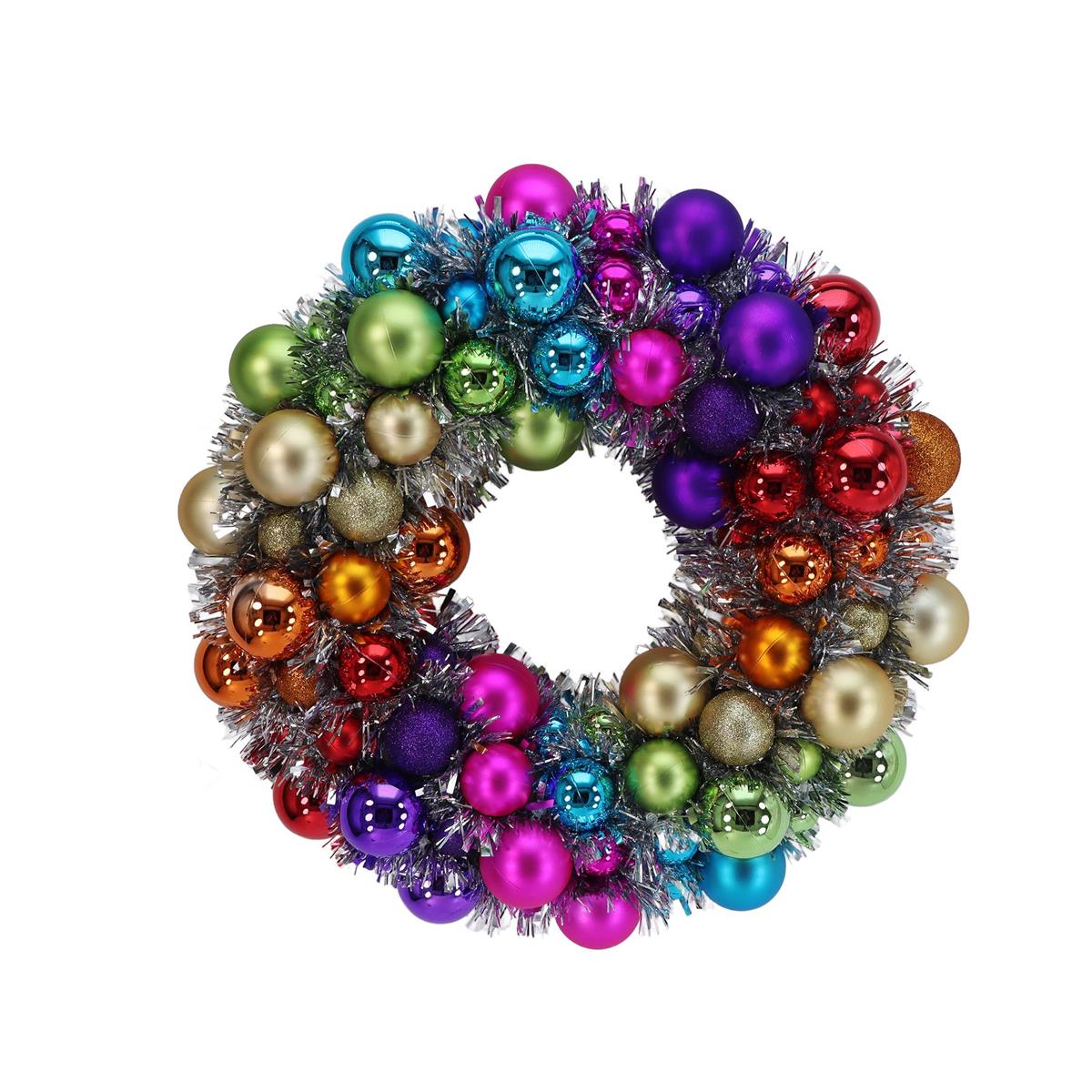 Deco N. 16" LED Light up Door Wreath, cht