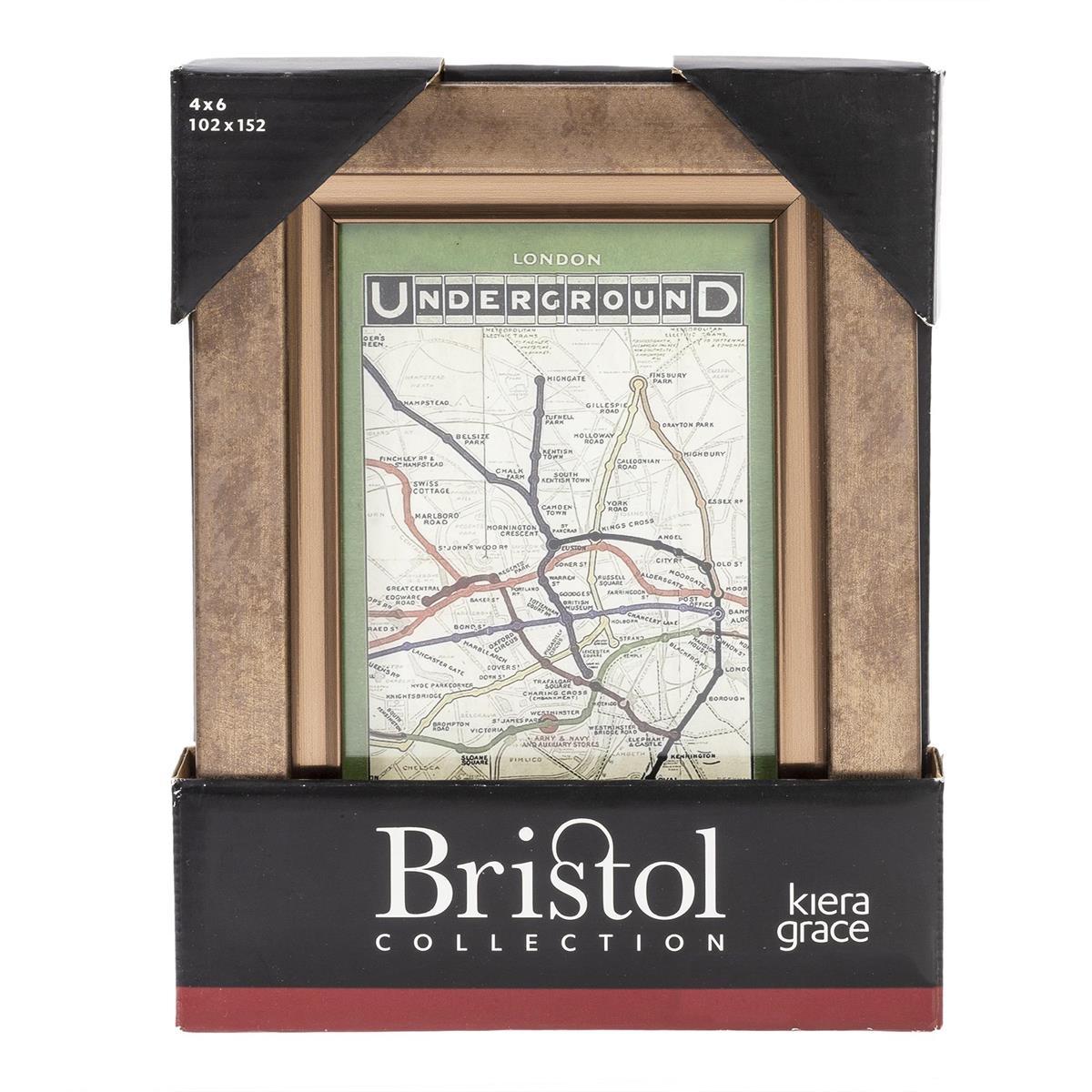 KG Lewis Frame, 4X6" ANTIQUE BRONZE (AZ)