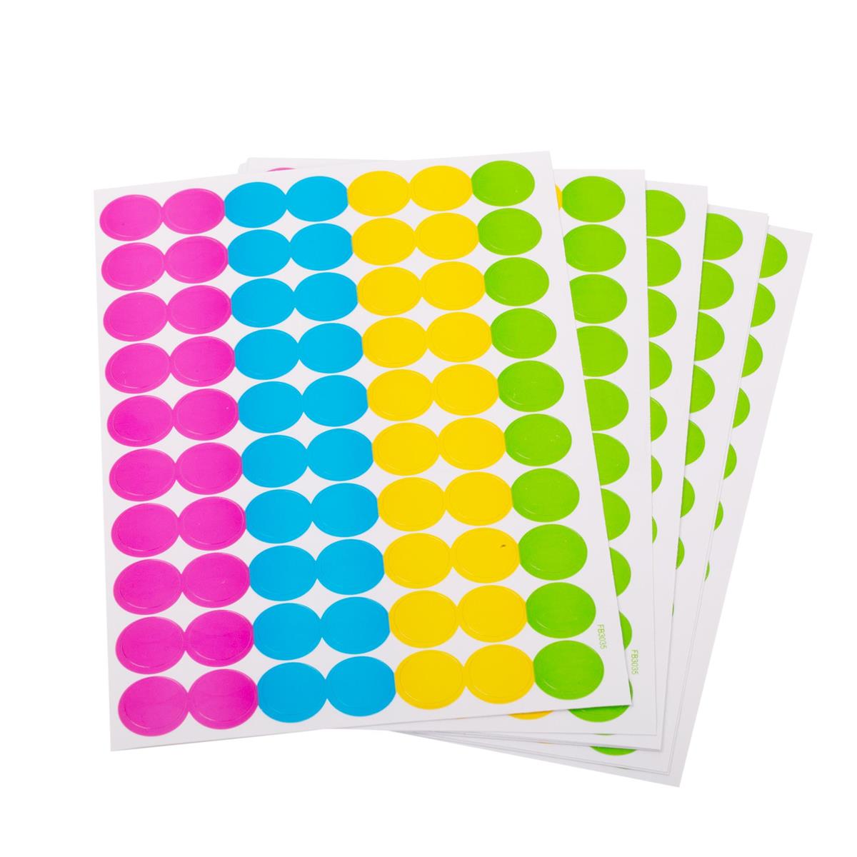 O.WKs. Colour Coding Label, 10 sheets, 150 x 100mm, Pbh