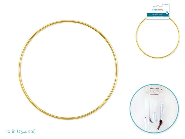 Craft Medley: Brass Rings 10" Round