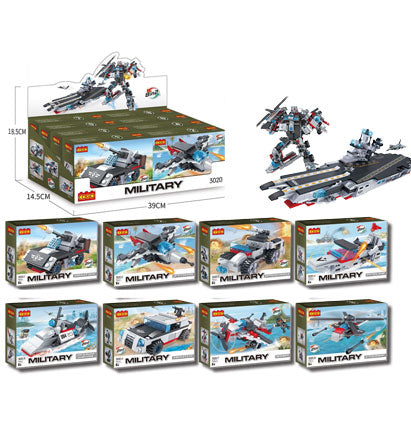 BLOCKS- MILITARY SET- 92-100 MCX-8/PDQ