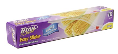 TITAN LARGE SLIDER BAGS 10 BAGS/PK