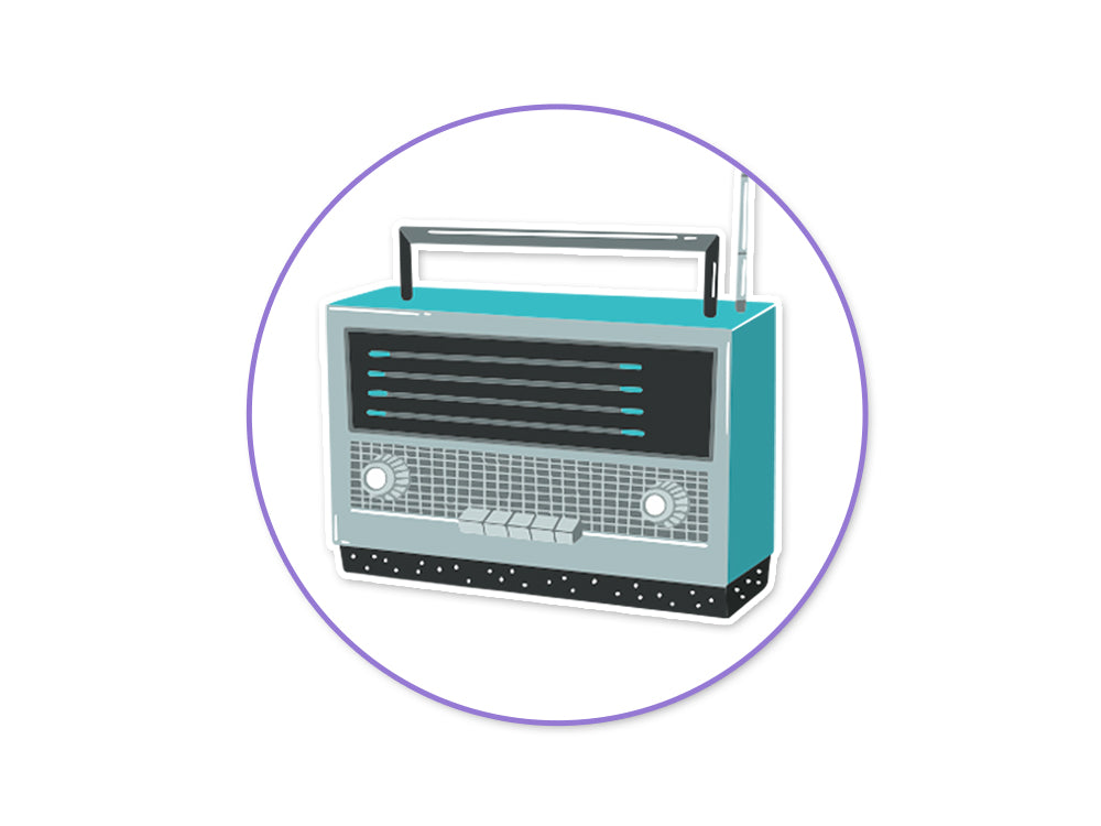 Paper Craft Sticker: 5"x12" Classic Themes 'Clear' Photo Safe 09) Baby Boomer