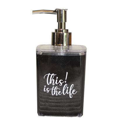 *TITL-LOTION DISPENSER-BLACK