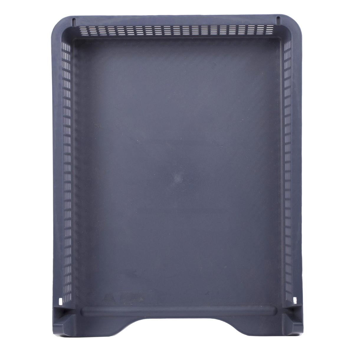 O.WKs. 12.75x10x2.75" Desk Tray, 2 Col. Stackable Organizer