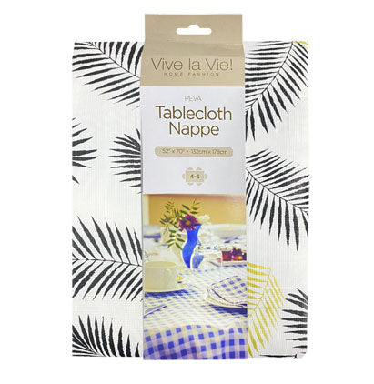 *Tablecloth Peva - flannel back Coffee 52"x70"