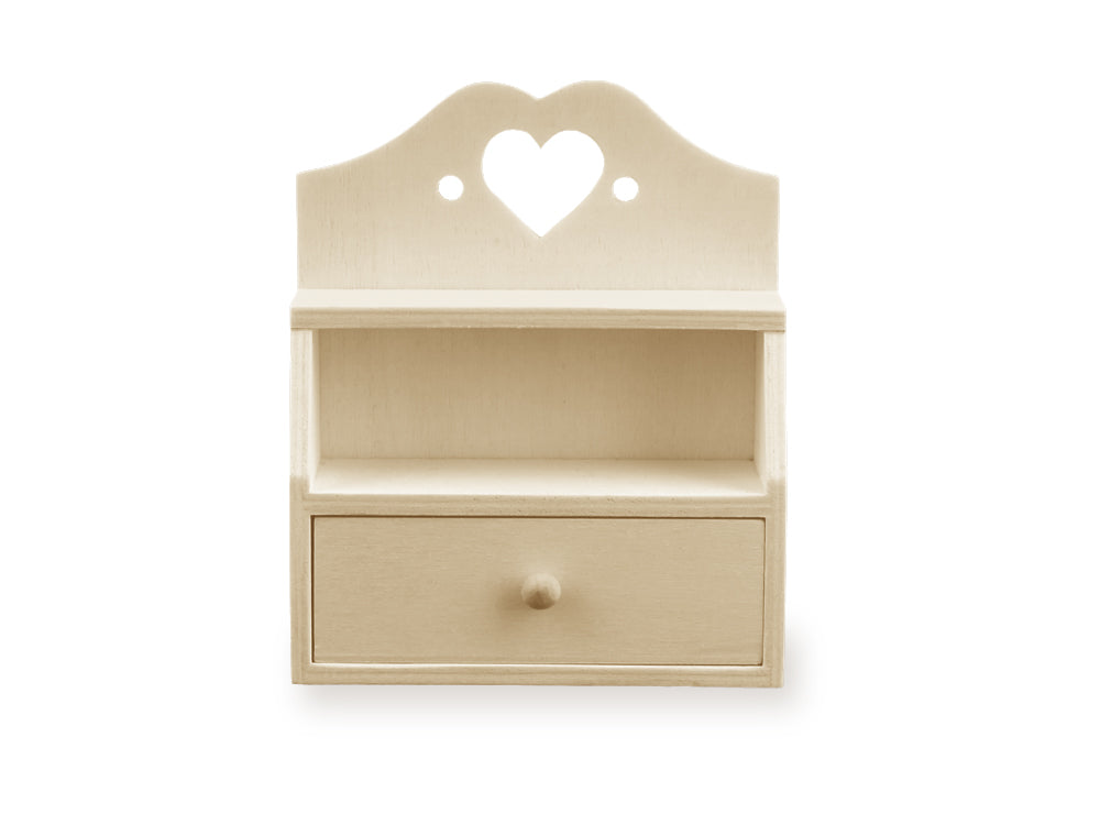 Wood Craft: 3.9"x2"x4.7" Mini DIY Cabinet