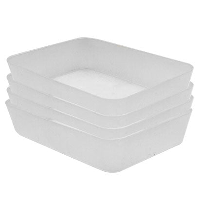 BASKET-CLEAR 25.8*17.8*7.7CM