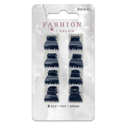 HAIR CLIPS - 8 PCS