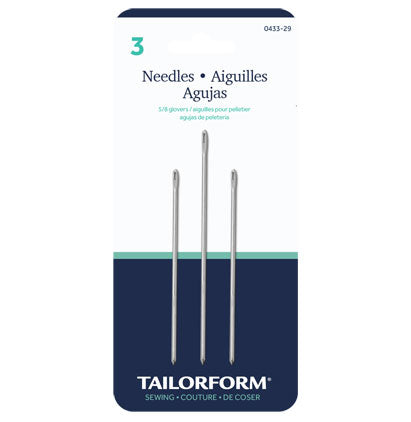 HAND SEWING NEEDLES 5/8 GLOVER