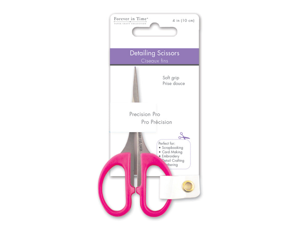 Paper Craft Essential: 4" Precision-Pro Detailing Scissor Soft-Grip
