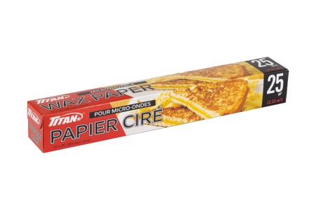 TITAN WAX PAPER 12" x 25' 24/CS