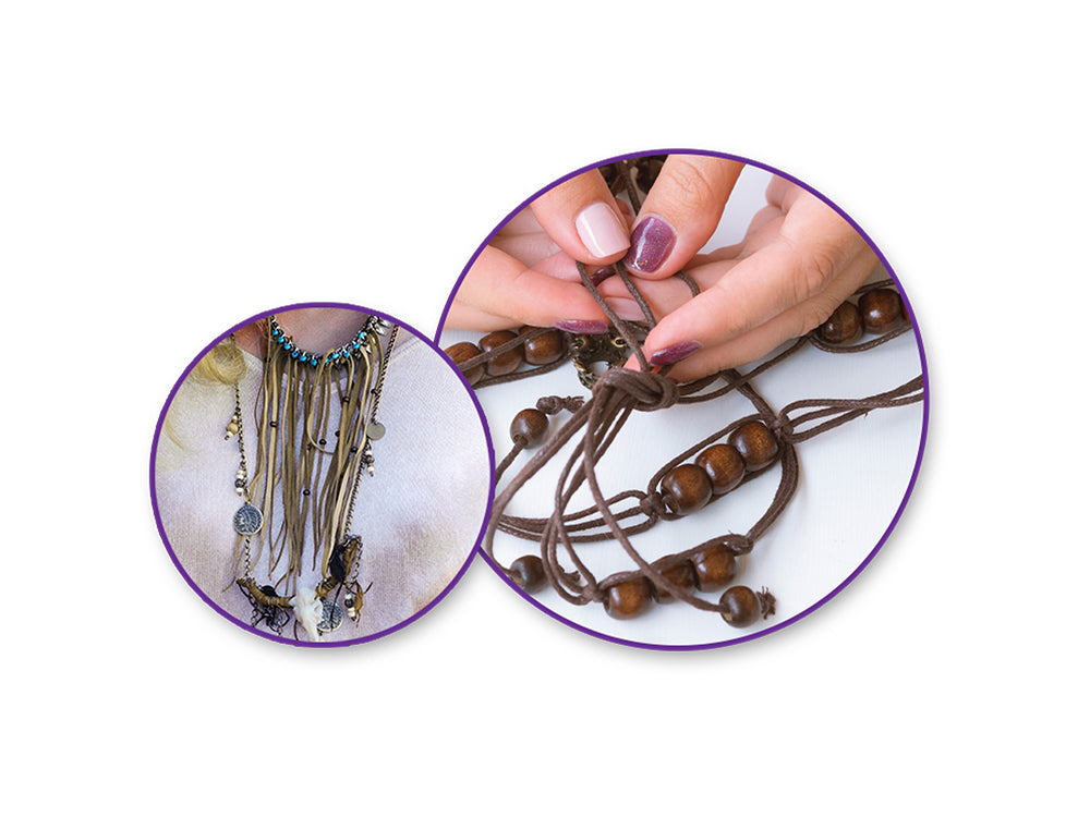 Jewelry/Craft Cord: Suede Look Asst x18m A) Leatherette