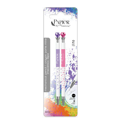 MECHANICAL PENCILS-2PK-0.5mm 2PK-ASSORTED