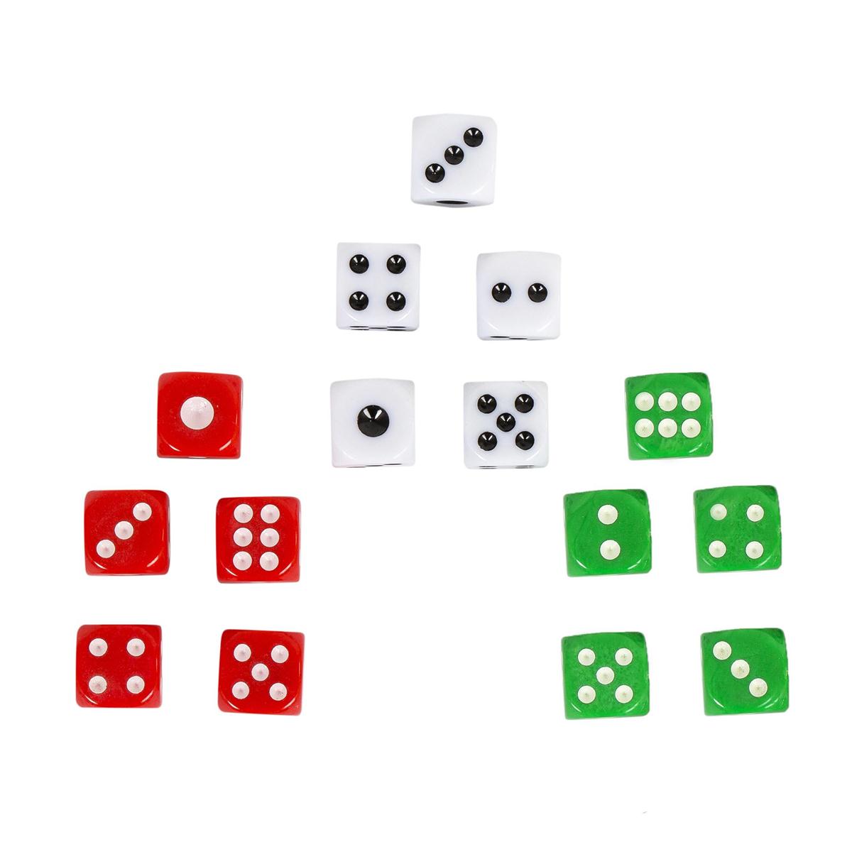 15-pc Poker Dice, b/c