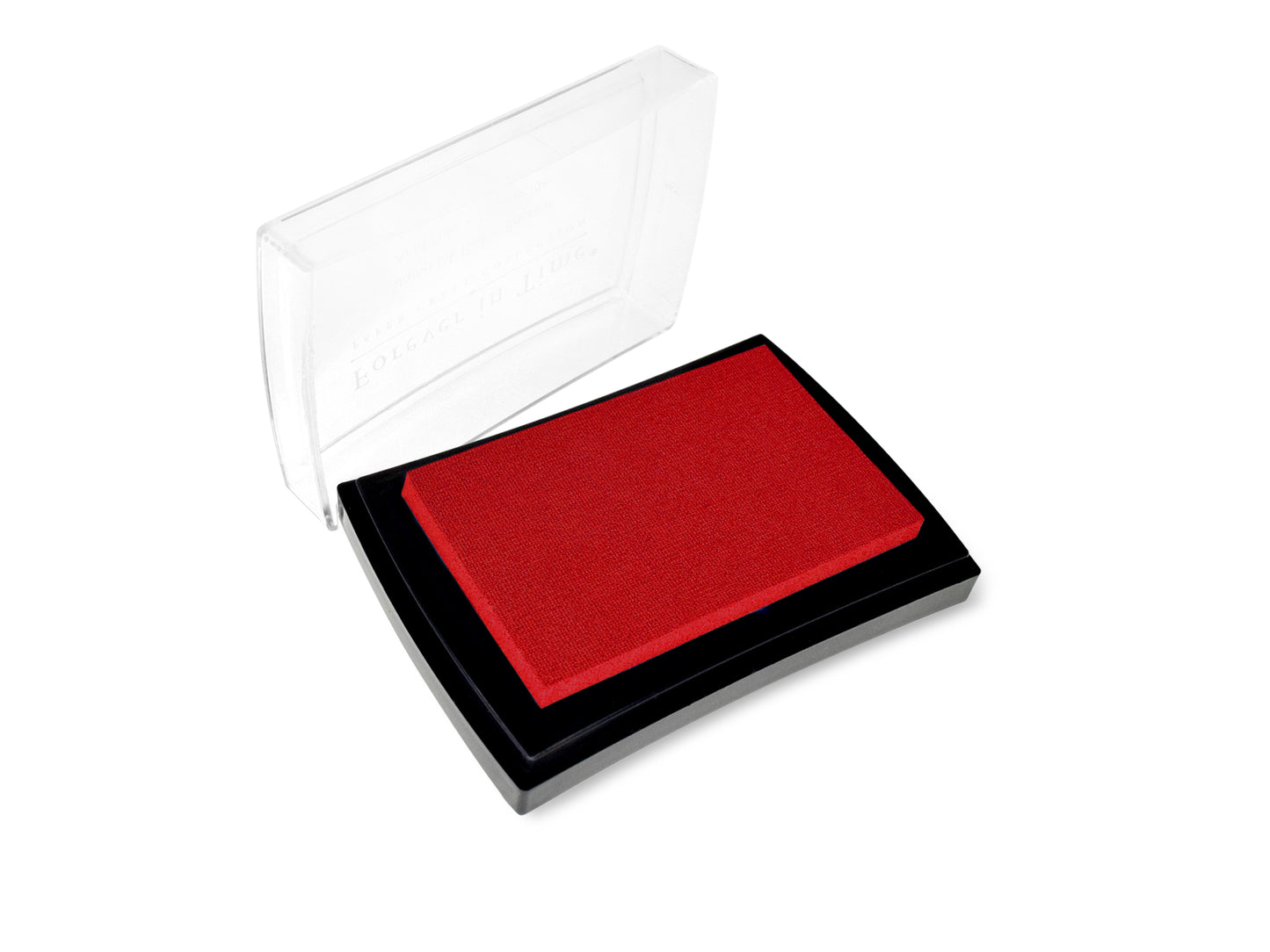 Stamp Ink Pad: 1.5"x2.5" Pigment Solid Color AcidFree K) Really Red
