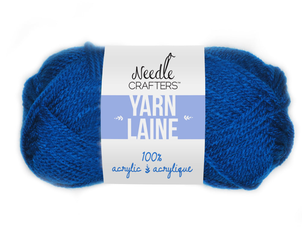 Needlecrafters: 50g Acrylic Yarn Standard Ball Dyed K) Deep Sea Blue