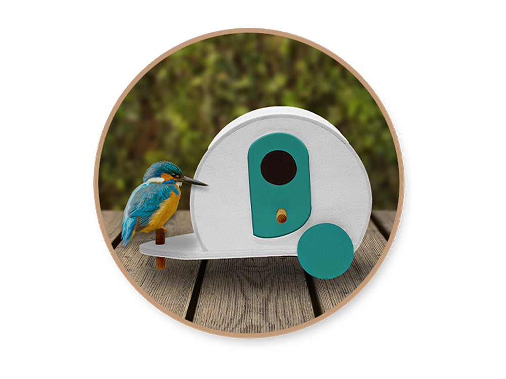 Wood Craft: 11.5x6x8cm DIY Camper