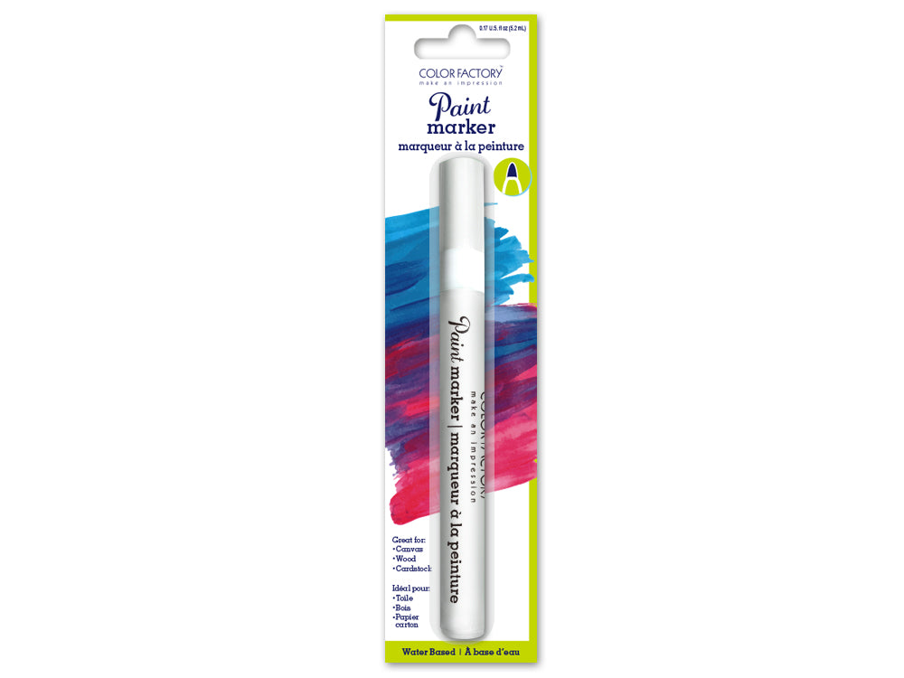 Color Factory: Water Based Paint Marker J) White