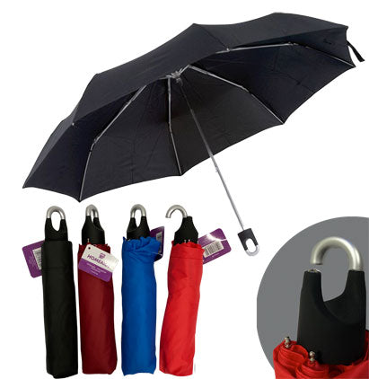 TRAVEL UMBRELLA WITH CLIP-ON HOOK