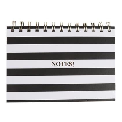 SPIRAL NOTE PAD-STRIPES