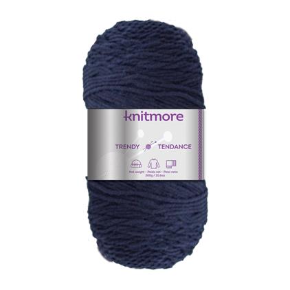 TRENDY KNITTING YARN-NAVY 300G/519yrds