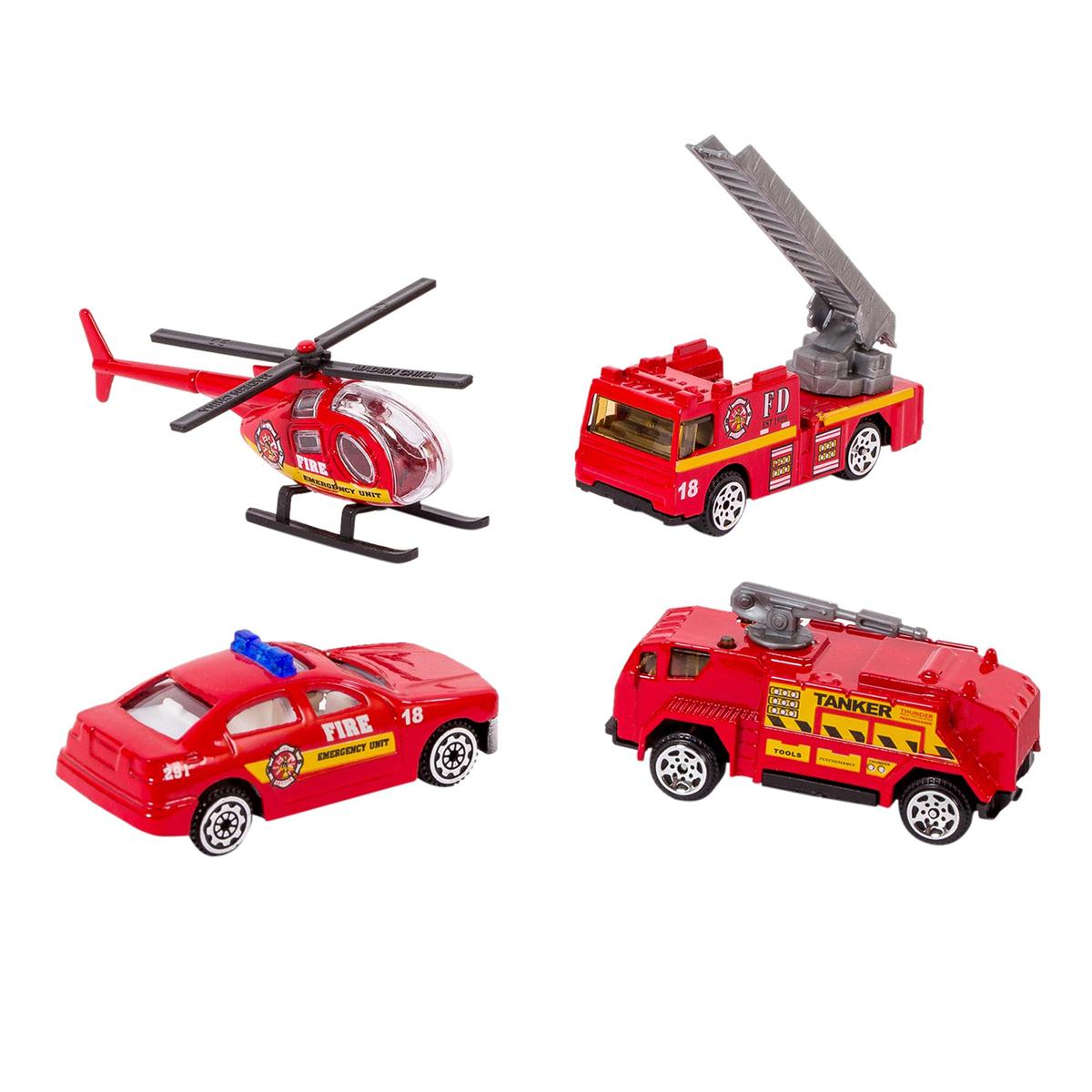 Die-Cast Metal Fire Engine 4/s, b/c (M)