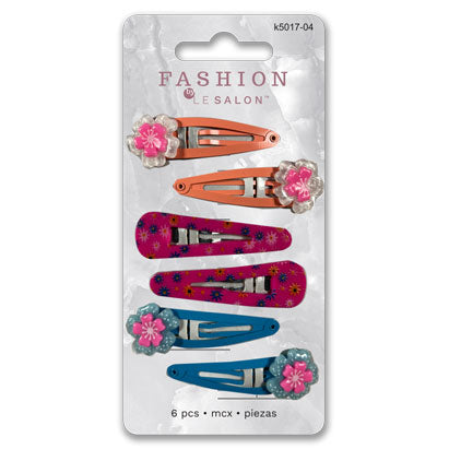 HAIR CLIPS - 6 PCS 8*14cm